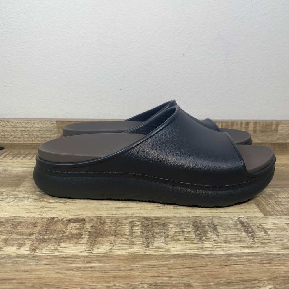Dansko Devyn Molded Slip On Platform Slides Comfort Dark Grey Women 11.5-12 (42)